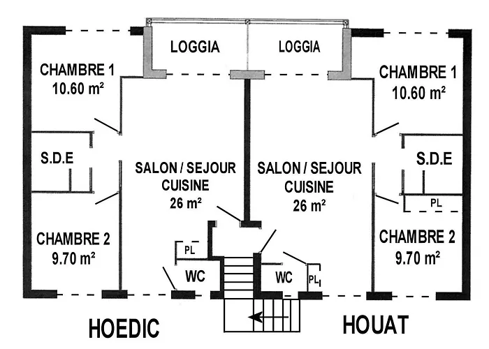 Face A La Avec Loggia, Cour, Wifi Et Barbecue - - Fr-1-306-844 Piriac-sur-Mer